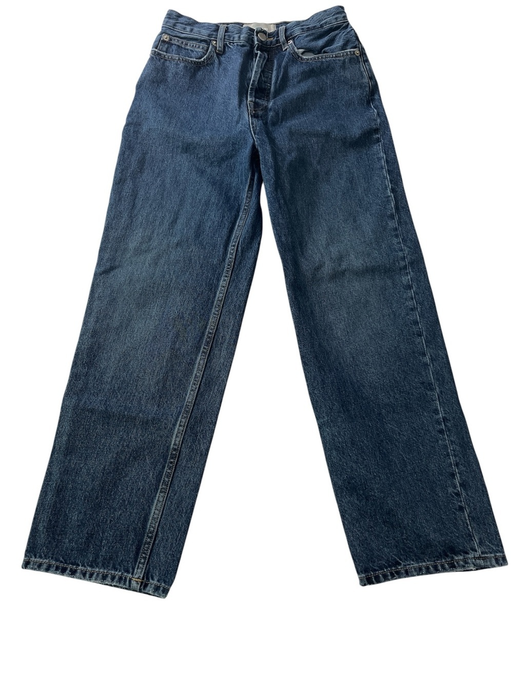 Everlane The 90's Way-High Jean Size 26 Organic Cotton Straight Leg Denim Jeans